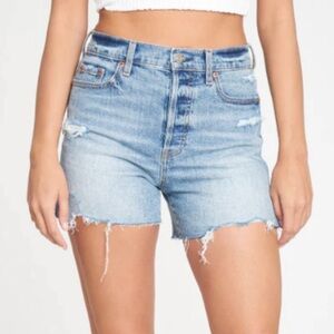 DAZE Denim Cut-off Shorts Women’s Size 29 Light Wash Distressed -Boho Festival